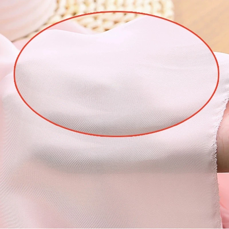 Soft Satin Silky Chiffon Fabric Solid Color Lining Fabric for Dress Pajamas white,black,red,pink,green,peach,burgundy,blue