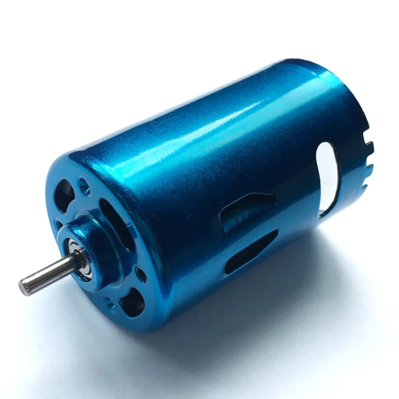 RS-550 Motor DC 12V 24V 30000RPM High Speed Large Torque RC Car Boat Model DIY Blue