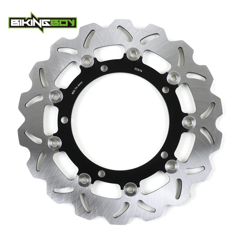 BIKINGBOY Front Brake Discs Rotors Disk For Kawasaki Ninja 650 ABS 2017-2023 Z 650 ABS 17-23 Z900 Z 900 RS / Café 18 19 20 22 23