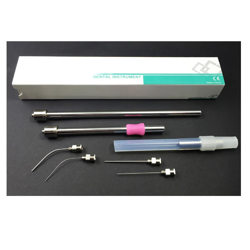 Dental Suction Endo Irrigation Dental Aspirator Screw type Surgical Root Canal Irrigation Saliva Ejectors 1Set