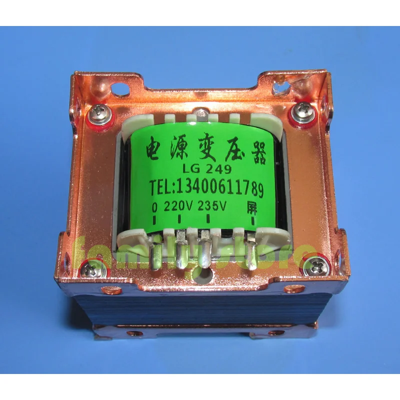 

luge 28W power transformer EI66X35 Z11 iron core,voltage output: 230V 40MA,filament output: 6.3V 2A 3.15V-0-3.15V 1A