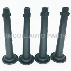 4 PC IGNITION COIL RUBBER BOOTS WITH SPRING FOR NISSAN MARCH QASHQAI TIIDA X-TRAIL RENAULT CLIO 22448ED800 0221604014 1220703040