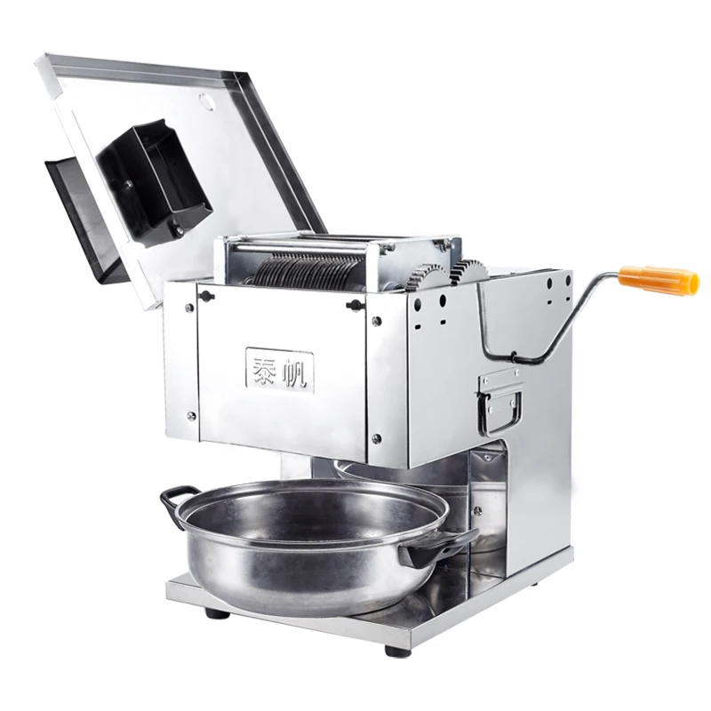 Commercial all stainless steel meat slicer 850W Delicate vegetable slicer dicing machine Easy to remove replacement blade