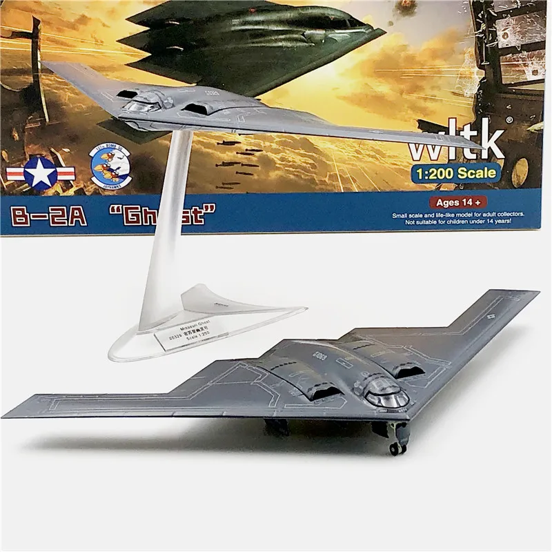 WLTK USAF B-2A Spirit Stealth Bomber 1/200 Diecast Model Exquisite Version