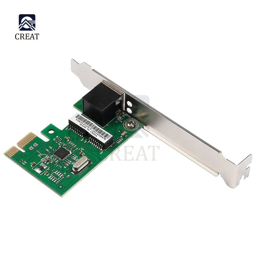 1000Mbps Gigabit Ethernet PCI Express PCI-E Network Card 10/100/1000M RJ-45 RJ45 LAN Adapter Converter Network Controller