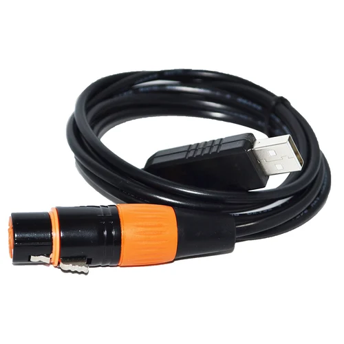 Imagen 2 del producto CHIP FTDI FT232RL INDUSTRIAL USB a RS485 DMX512 3P XLR convertidor hembra/macho independiente QLC CABLE controlador de iluminación de escenario