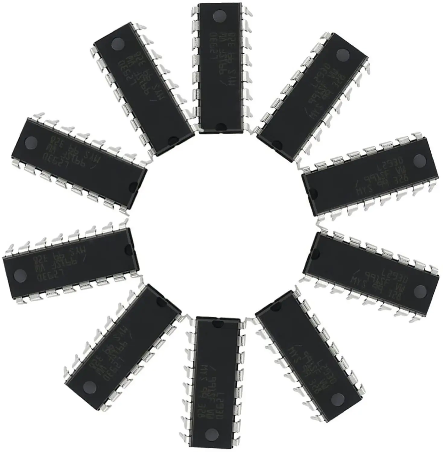 10Pcs L293D Dip 16 Pin Ic Stappenmotor Drivers Controllers