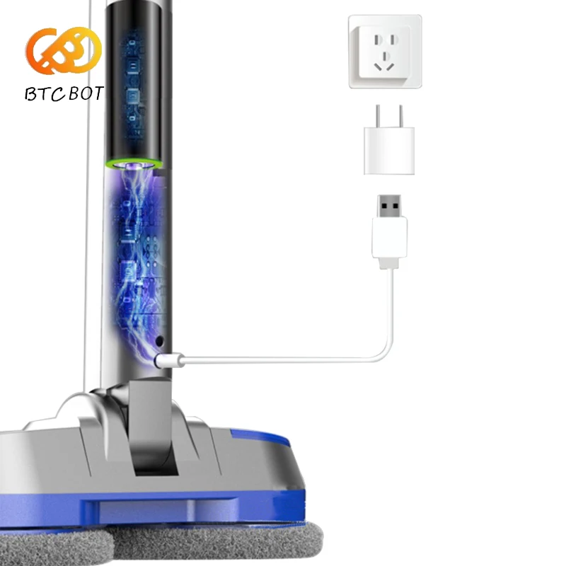 Cordless Electric Mop With Water Tank, Spray Hardwood, Ceramic Tile, Marble, Laminate Floor