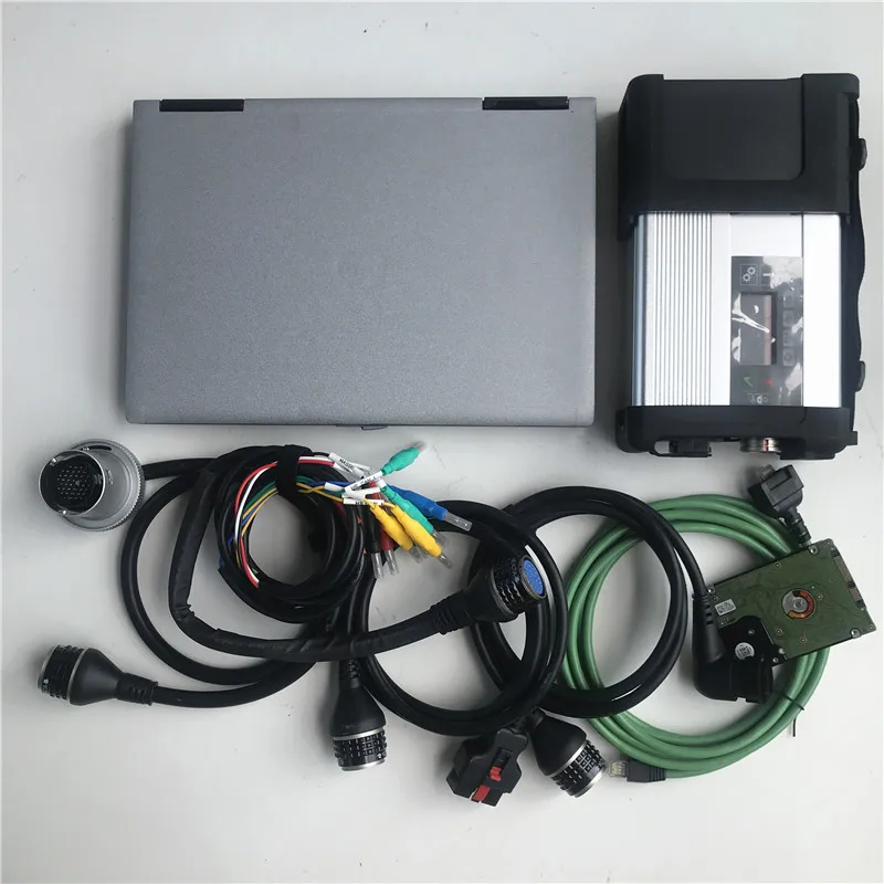 V06/2024 Software Auto Repair Diagnostic Tool Star C5 MB SD Connect Compact Cars Scanner + D630 90% new Laptop 4gb ram