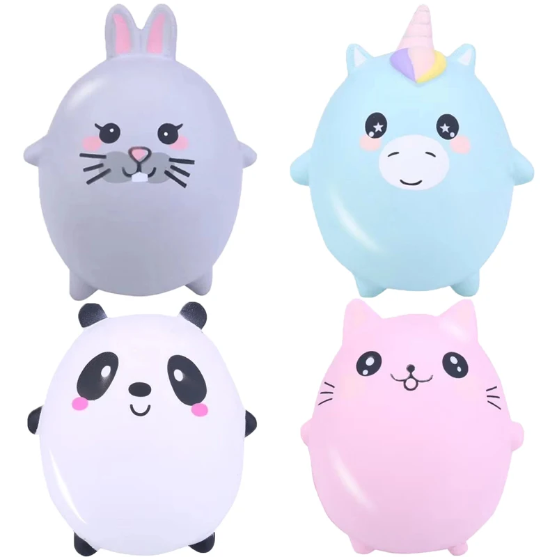 Jumbo Cute Unicorn Pig Rabbit Panda Cat Squishy Slow Rising  Scented Stress Relief Squeeze Toys for Kids Birthday Christmas Gift