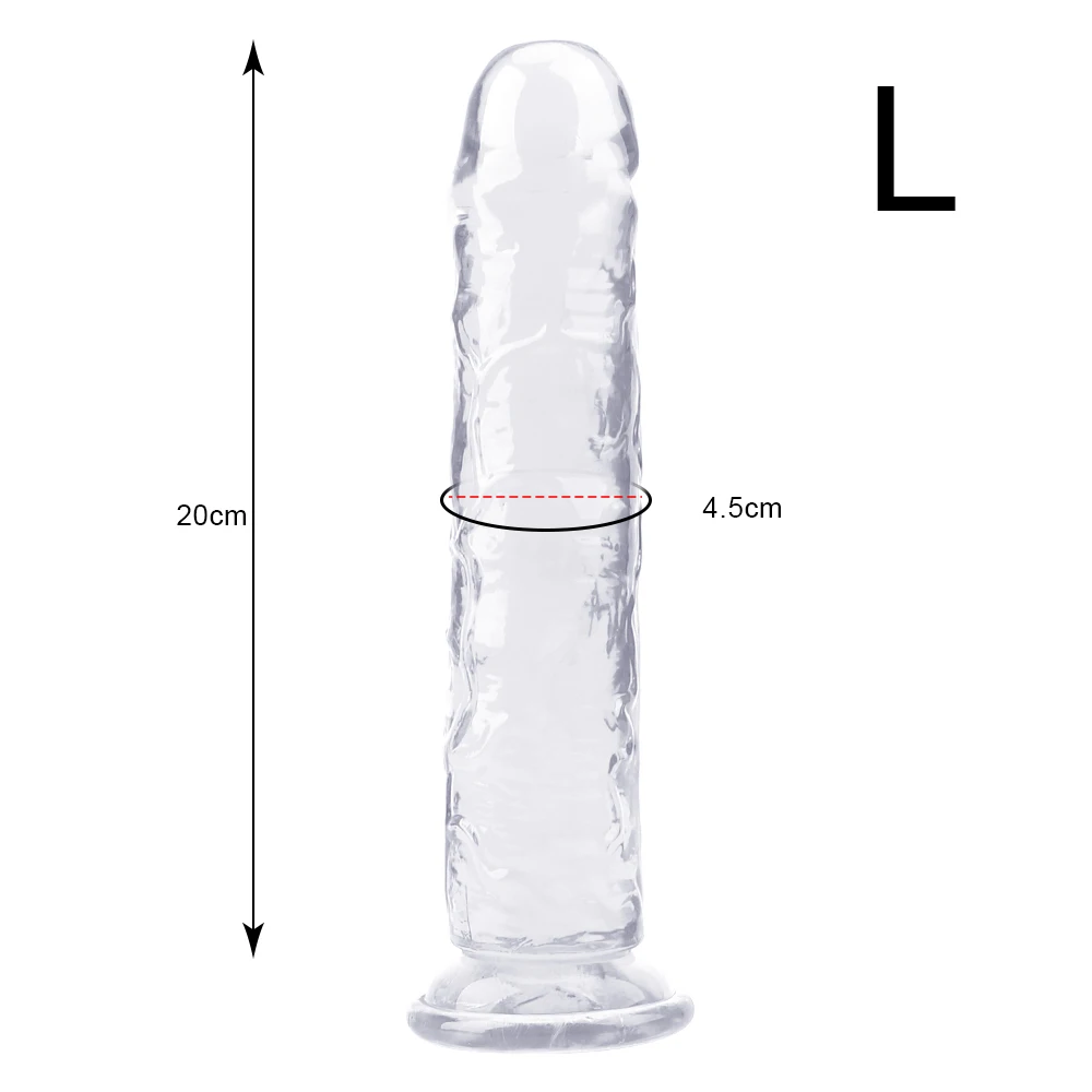 G-spot mainan seks Dildo jeli lembut erotis sumbat Anal produk dewasa Penis realistis untuk wanita