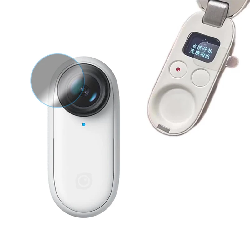 Pellicola salvaschermo in vetro per obiettivo Display LCD pellicola PET Soft HD per Insta360 GO 2 Sport Insta 360 Go2 Action Camera Protection