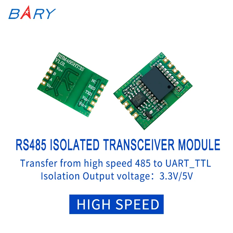 RSM485 TTL Serial RS485 Isolated RS485 Communication Module Turns UART_TTL | RS232 High-Speed Transceiver