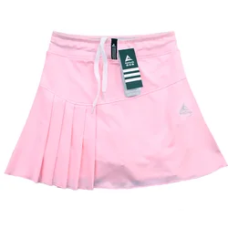 New Tennis Skort Skirts Ladies Running Sports Skirt with Pocket&Safety Shorts Solid Color Badminton Workout Clothing