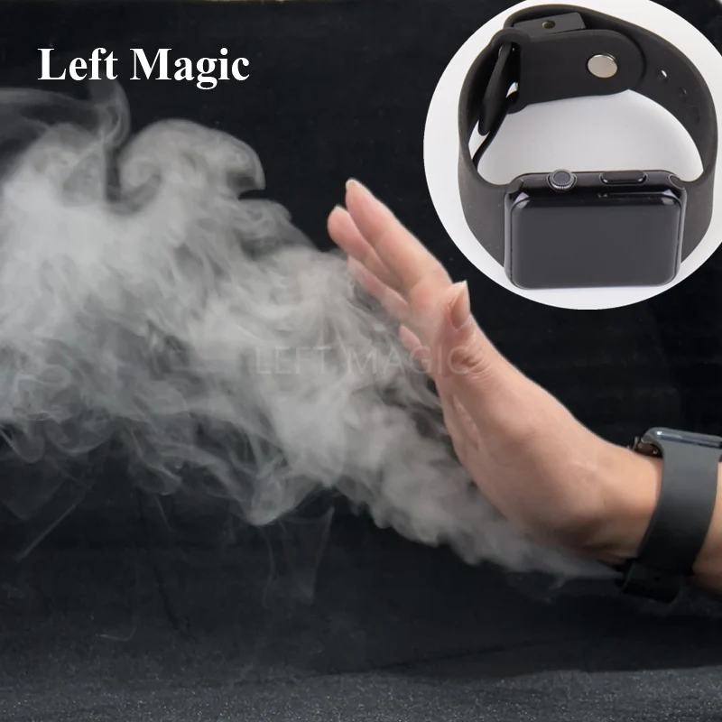 Amazing Smoke Watch Magic Tricks Flash Arm Control Smoke Device Magic Props Mentalism Close Up Street Magician Illusion Gimmick