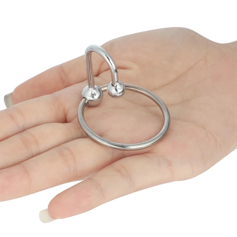 New Metal Adjustable Penis Ring Penis Plug For Men Urethra   Glans Stimulator Urethral Dilators Comrades Penis Plug Sex Toy