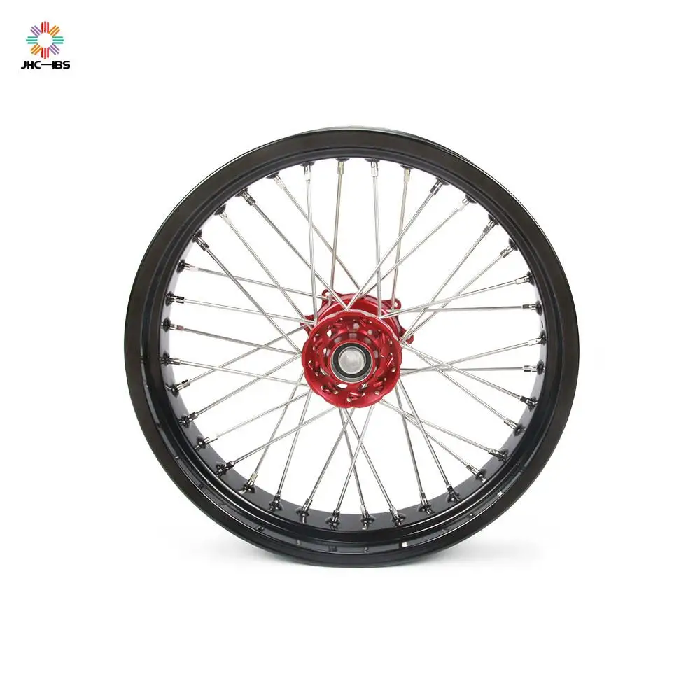 Front Rear 21*1.6 17*3.5 Wheel Rims Complete Hub 36 Spokes for Honda CR 125 CR 250 02-13 CRF 250R CRF 450R 250X 04-13 Supermoto