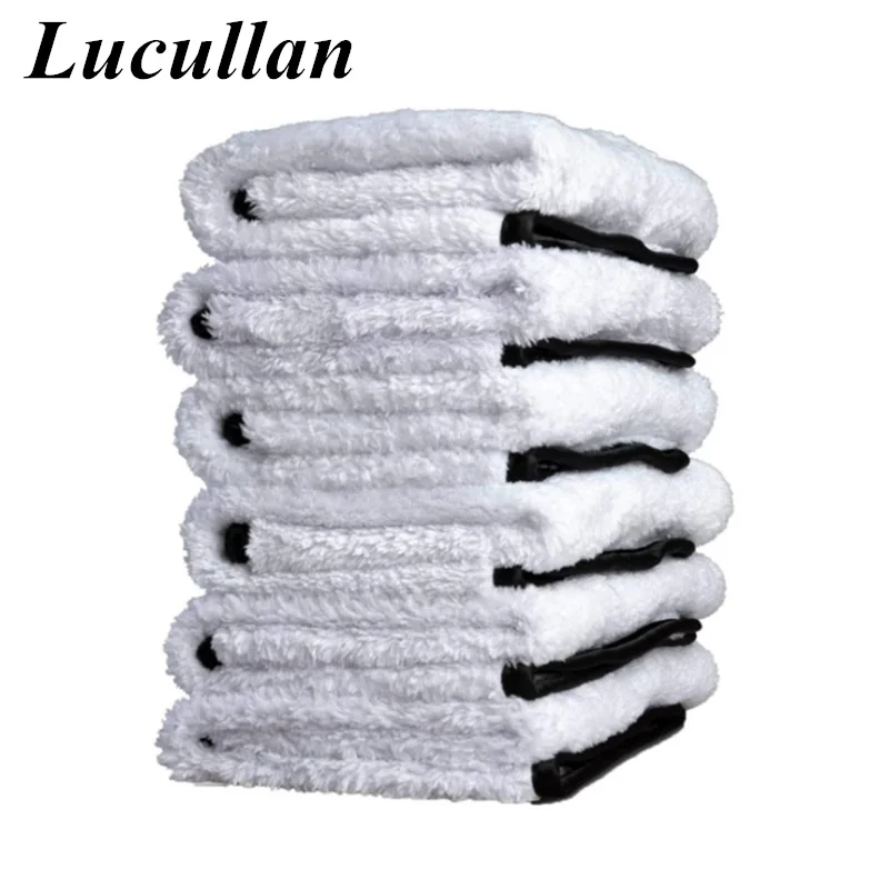 Lucullan Single Soft Microfiber Towel-Soft Enough for Even The Most Delicate Finishes-Buff Away Polishes & Car Wax with Ease