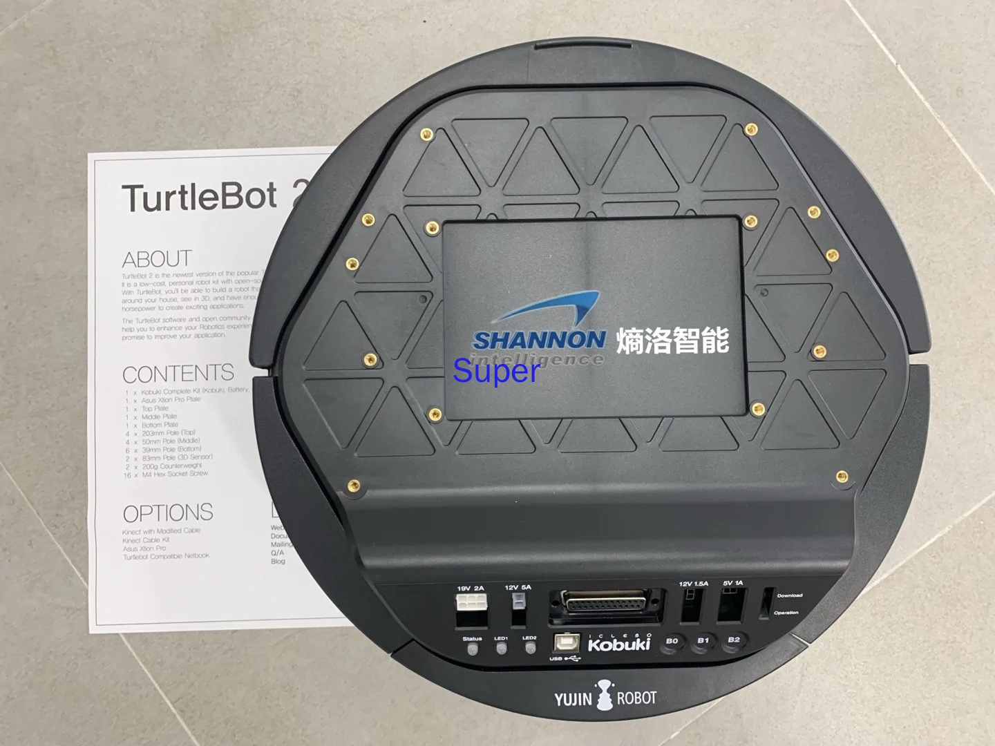 ROS Robot KOBUKI Mobile Chassis Secondary Development Platform Teaching Platform Intelligent Platform