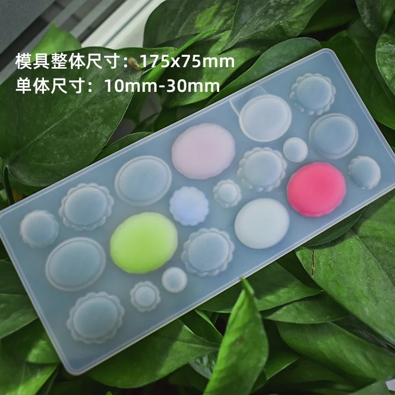 Bubble Crystal Epoxy Mold Gem Patch Multi-Specification Star Pendant Pendant Sticker Silicone Mold