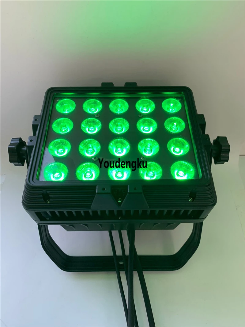 20 قطع بناء led غسل 20x18 واط rgbwauv 6in1 led citycolor wateprorof rgbwa + uv وحدة إضاءة led جداريّة غسالة ضوء