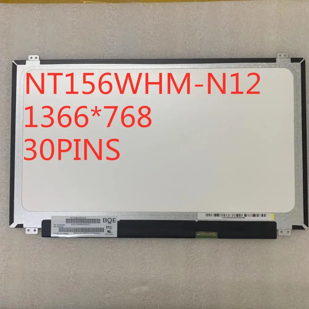 NT156WHM-N12  B156XTN04.0  LTN156AT37 LP156WHB TPA 1 B156XW04 V.7 V.8 B156XTN03.1  N156BGE-EA1  30pins 1366X768