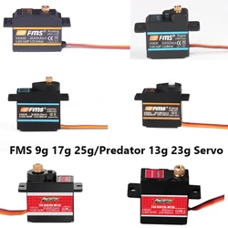 FMS Servo 9g 17g 25g 13g 23g plastica analogico metallo digitale RC aereo Hobby modello aereo aereo Avion Drone auto pezzi di ricambio