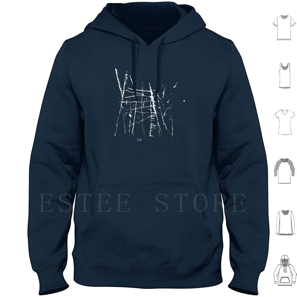 Listen Hoodies Long Sleeve Fredlemieux Trees Forest Silence Zen Nature Contemplative Listen Wind Peace