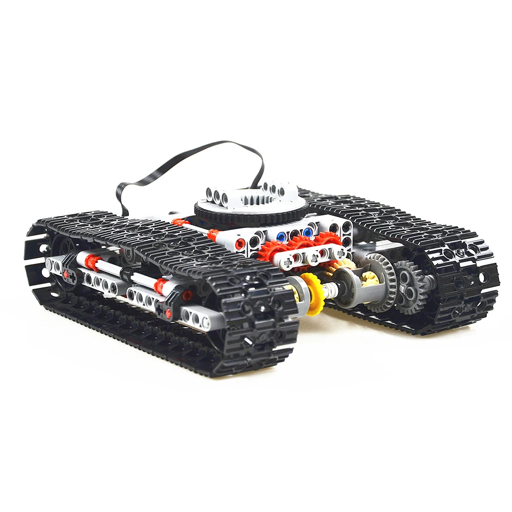 MOC Building Blocks Technical 42006 full RC MOD Undercarriage With Transverse Subtractor compatible with Lego for Kids Boys Toy