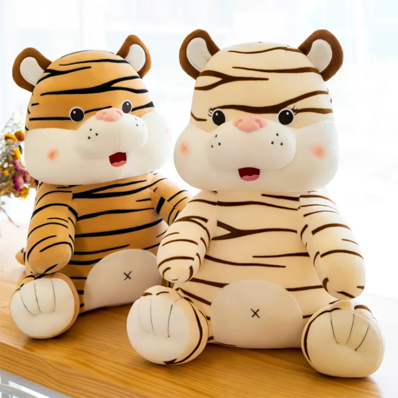 23/35/45cm Realen Streifen Tiger Plüsch Spielzeug Schöne Puppen Angefüllte Weiche Tier Kissen Für kinder Mädchen Geburtstag Geschenke