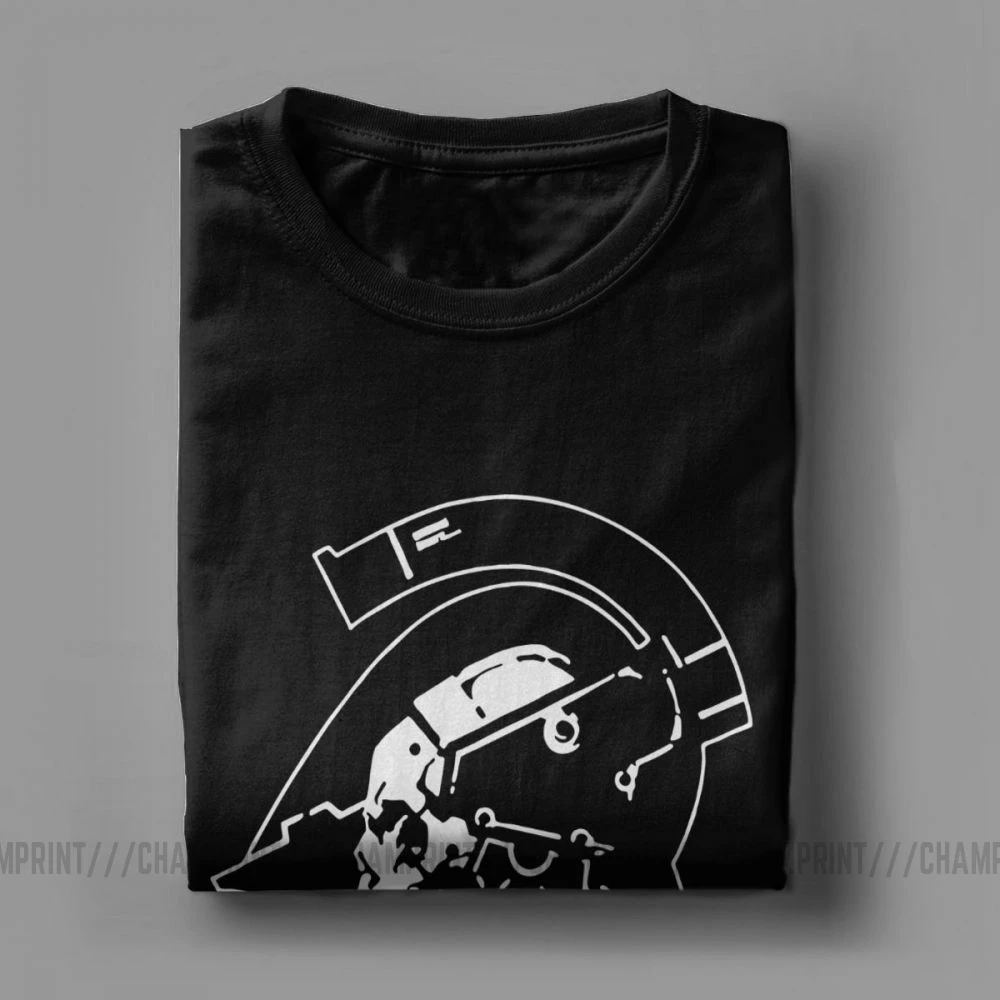 Men\'s Metal Gear Kojima Productions T Shirts MGS Hideo Kojima T-Shirt Death Stranding Cotton Tops Short Sleeve Tees Printed