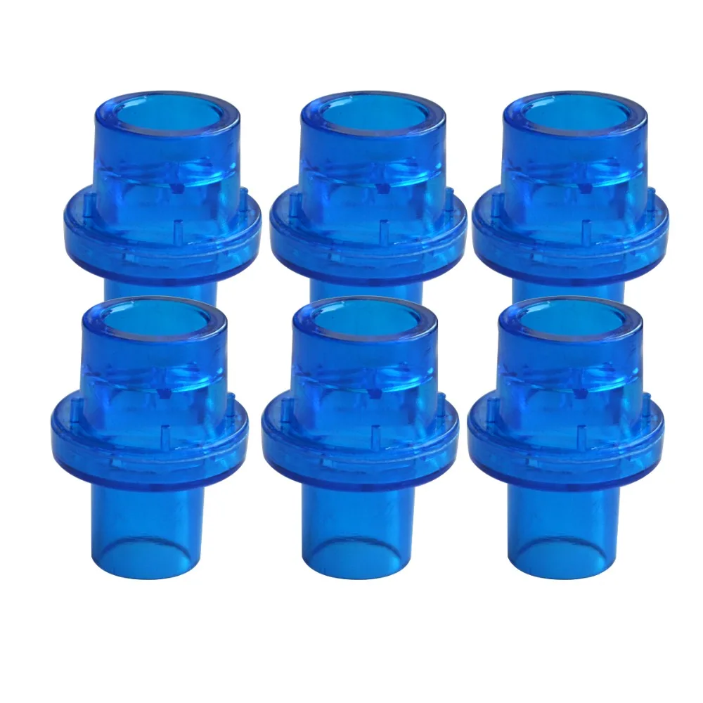 500Pcs/Pack CPR Practice One-Way Valve w/Fitter CPR Training Breather Valve Replacement Accessories For CPR Face Shiled