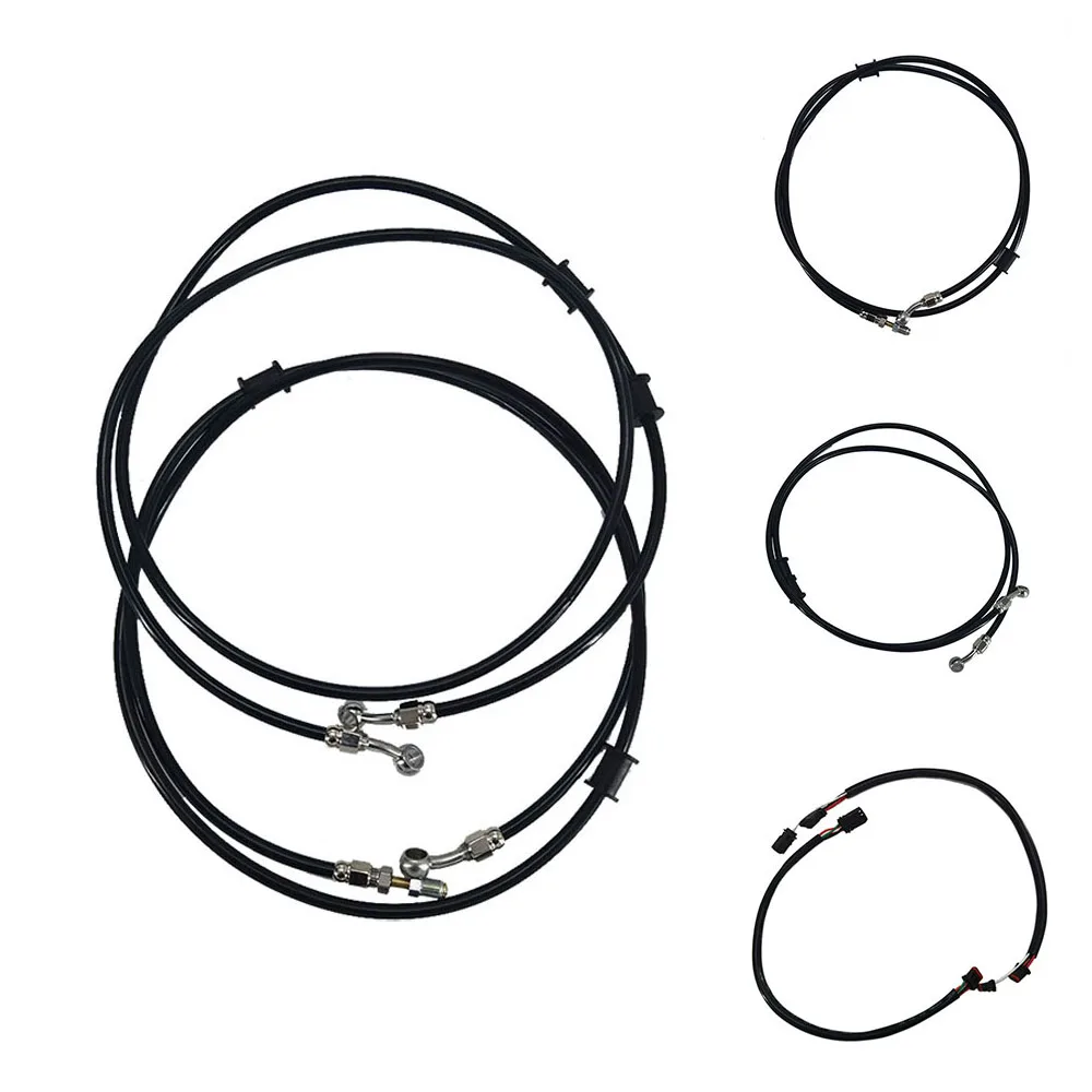 Black Cable Brake Line Kit for 16