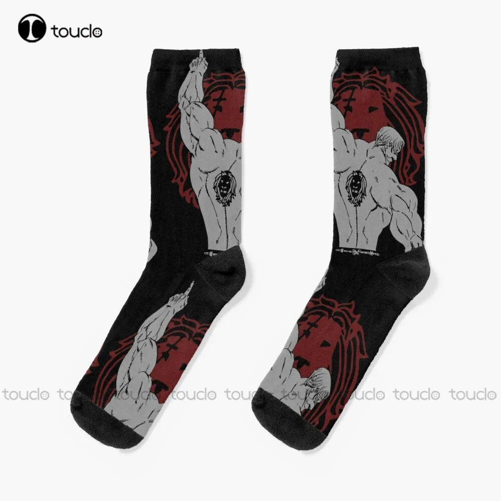 

God Escanor Socks Boys Football Socks Personalized Custom Unisex Adult Teen Youth Socks 360° Digital Print Christmas Gift Gift