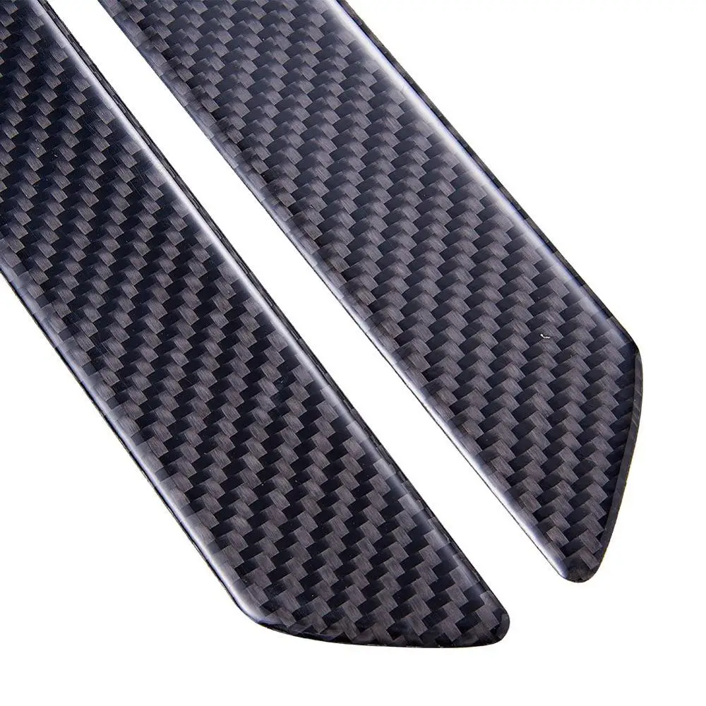 Car Door Sill Scuff Plate Universal Carbon Fiber Auto Entry Threshold Cover Panel Step Protective Decorative Sticker Guard