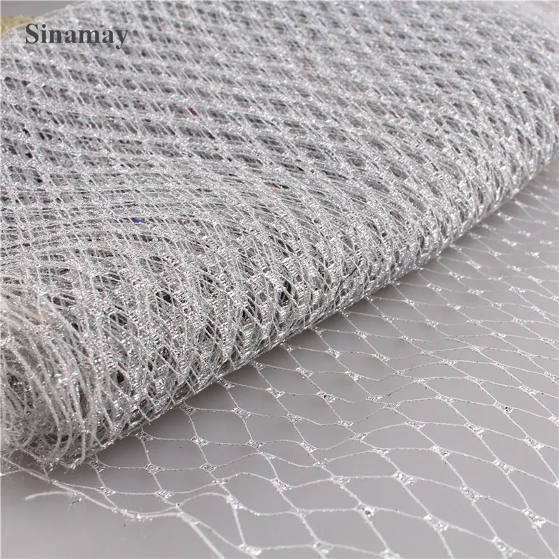 23 CM Width Birdcage Russian Veiling Trim Netting Fabric For Wedding Hat Mesh DIY Hair Accessories Net Fabric Or Fedora Craft image 6