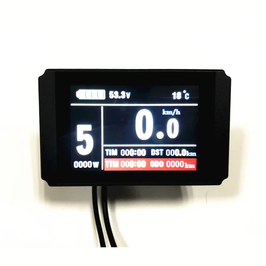 2023 New Arrival Electric Bicycle Accessories K-lcd8H color Display Electrice Bike Lcd Ebike Sets