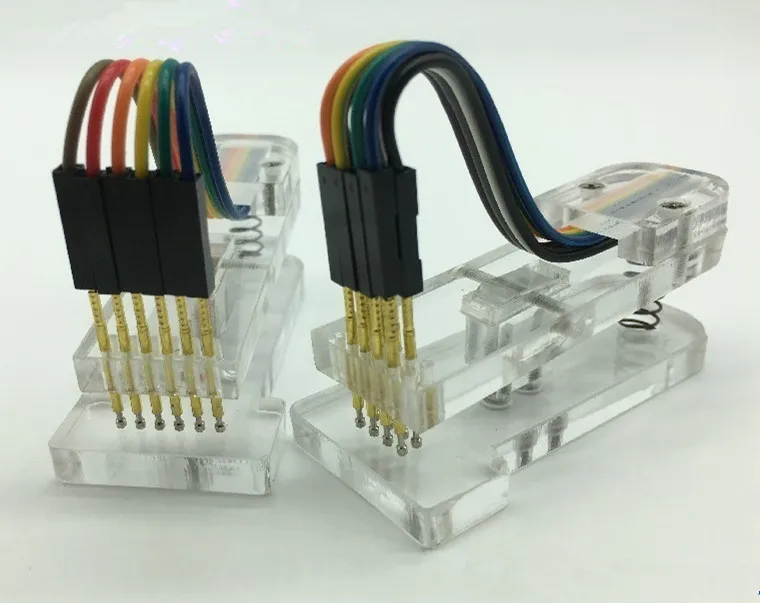 Test Clip Program Burning Clip PCB Fixture Burning Fixture Probe 2.54 2.0 1.5 1.27 Double Row