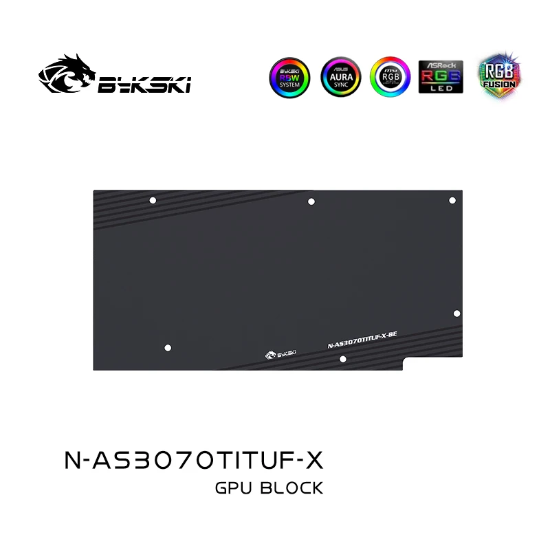 Bykski N-AS3070TITUF-X GPU Water Block For ASUS TUF RTX3070TI 8G OC GAMING Graphic Card Radiator VGA Cooler 5V 12V