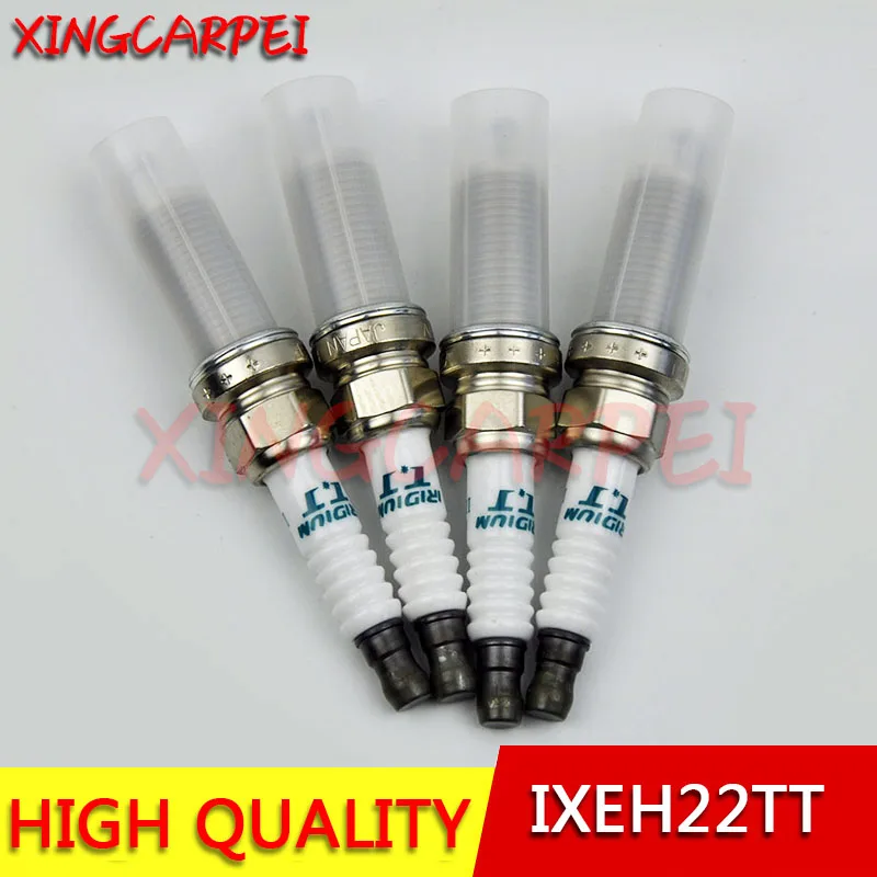 4pcs IXEH22TT 4712 Dual Iridium Spark Plug For Toyota Lexus Honda Nissan Infiniti Mazda Mercedes-benz Subaru Murano Stagea