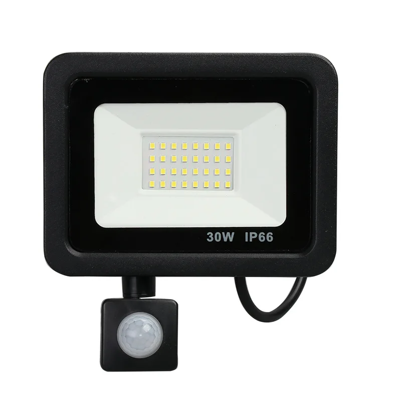 

PIR Motion Sensor LED Floodlight 110V 220V Waterproof Spotlight 10W 30W 150W 200W Flood Light Outdoor Lighting for Garden Street