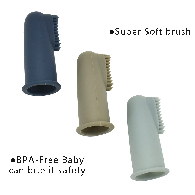 Spazzolino da denti morbido per bambini spazzolino da denti in Silicone per uso alimentare giocattoli BPA spazzolino da denti per denti orale per