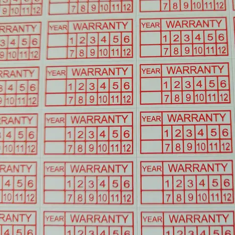 210pcs Retail Writable 20*10mm Warranty Security Sealing Label Sticker Fragile/Eggshell/Tamper Paper Material