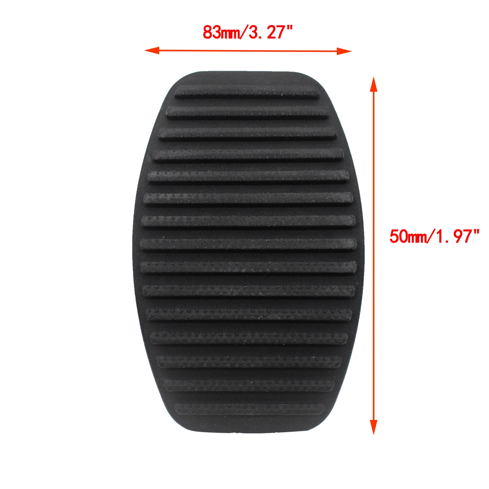 2Pcs Car Brake Clutch Pedal Pad Rubber Cover Shell For Fiat Doblo Albea Punto Palio Fiorino Lancia Brake Pad Car-Styling 4170605