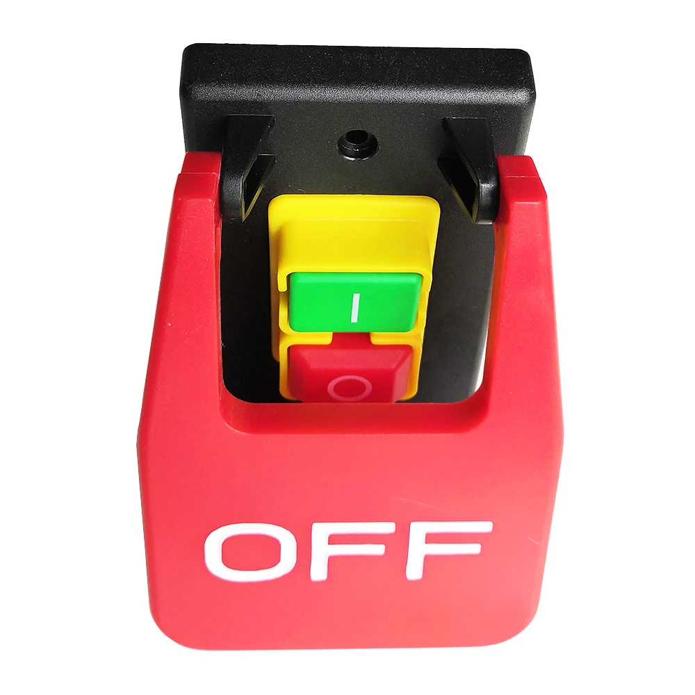 المفاتيح الكهرومغناطيسية مفتاح الضغط الصناعي مع غطاء إيقاف الطوارئ KEDU KJD17B-16 KJD17B KJD17B/120 فولت 4 دبابيس 5 دبابيس #2