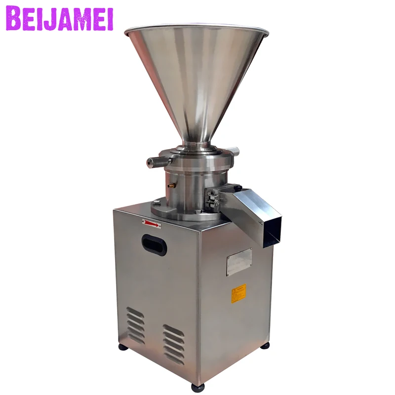 BEIJAMEI 4000W Colloid Mill Food Emulsification Grinder Machine Commercial Peanut Butte Maker Chocolate Pepper Almond Butter