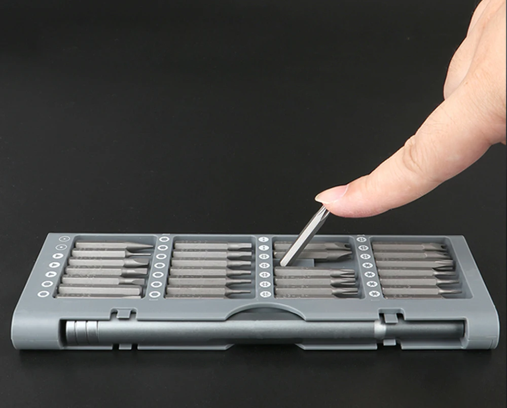 Juego de puntas de destornillador de precisión S2, Kit de destornilladores magnéticos de acero para teléfonos, juego, tableta, PC, herramienta de reparación electrónica