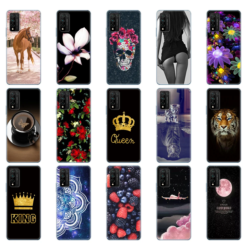 For Honor 10X Lite Case Silicon TPU Soft Back Cover Phone Case For Huawei Honor 10X Lite Bumper 10XLite Funda Etui Bag Shell