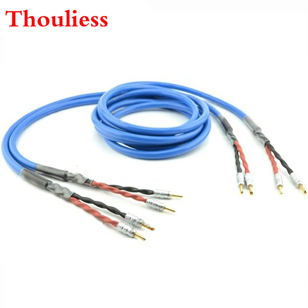 

Thouliess pair HIFI Banana BFA plug OFC LS-180 G5 Amplifier CD DVD Loudspeaker Speaker Cable Audiophile Speaker Cable Wires