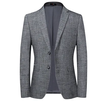 2022 Classic Gentleman Blazers British Luxury Blazers Suit Dress Jacket for Men Slim fit Business Casual Summer Men's Jackets